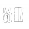 Vest sewing pattern 1060