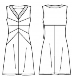 Dress pattern 1025