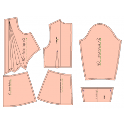 sewing pattern Women's Blouse V233