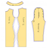 Dress Cut Pattern, R_104