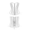 Tailoring pattern - CORSET with CUPS